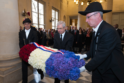 Commémoration de l'armistice de la Première Guerre mondiale au Palais-Bourbon