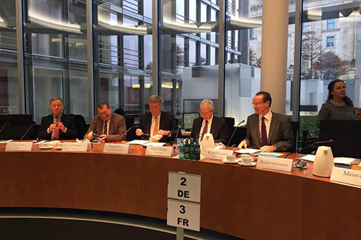 Réunion avec des parlementaires du Bundestag dans le cadre de la mission d’information sur le Brexit