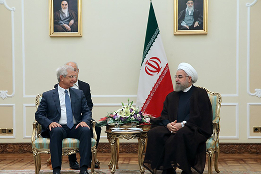 Entretien avec M. Hassan Rohani, Président de la République islamique d’Iran