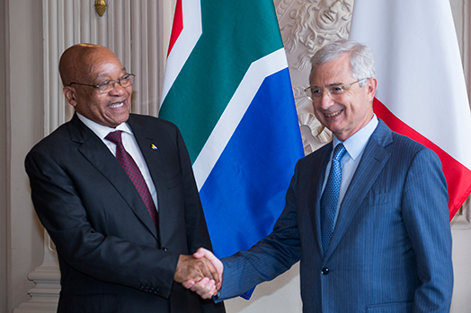 Entretien avec Jacob Zuma, Président de la République d'Afrique du Sud