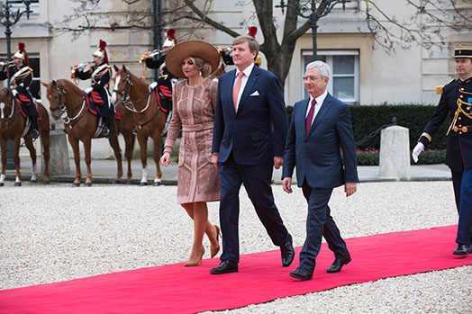 Entretien avec Leurs Majestés le Roi Willem-Alexander et la Reine Maxima des Pays-Bas