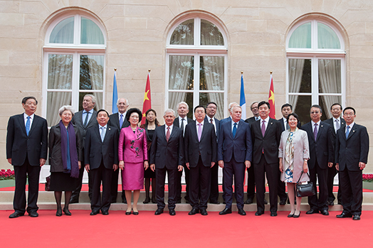 Inauguration de l'Ambassade de Chine en France 