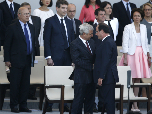 Claude Bartolone avec le Président de la République