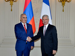 Entretien avec Galust Sahakyan, Président de l’Assemblée nationale de la République d’Arménie