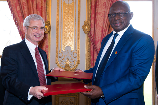 Entretien avec M. Issaka Sidibe, Président de l'Assemblée nationale de la République du Mali