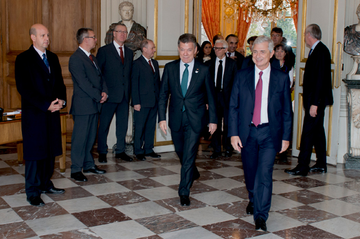 Entretien avec M. Juan Manuel Santos, Président de la République de Colombie