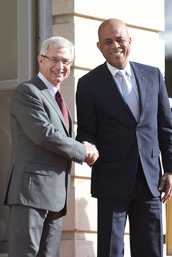 Entretien avec M. Michel Martelly, Président de la République d’Haïti