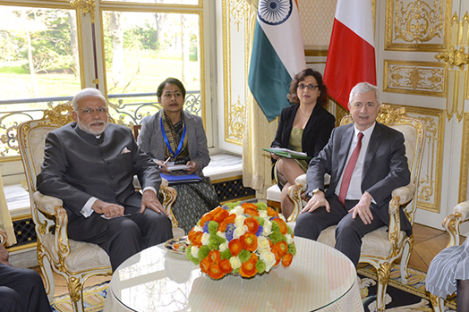 Entretien avec M. Narendra Modi, Premier Ministre de la République de l'Inde