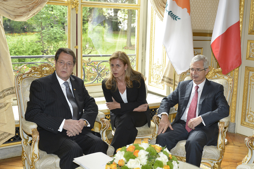 Entretien avec M. Nicos Anastasiades, Président de la République de Chypre