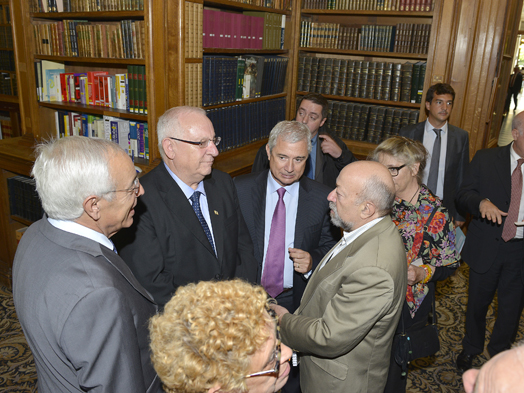 Entretien avec M. Reuven Rivlin, Président de la Knesset 