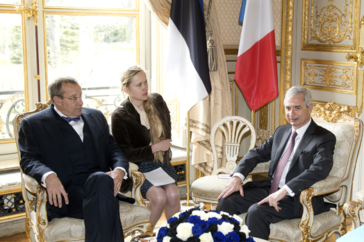 Entretien avec M. Toomas Hendrik Ilves, Président de la République d'Estonie
