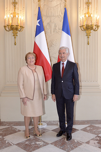 Entretien avec Michelle Bachelet, Présidente de la République du Chili