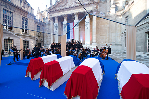 Hommage à Germaine Tillion, Geneviève de Gaulle-Anthonioz, Pierre Brossolette et Jean Zay