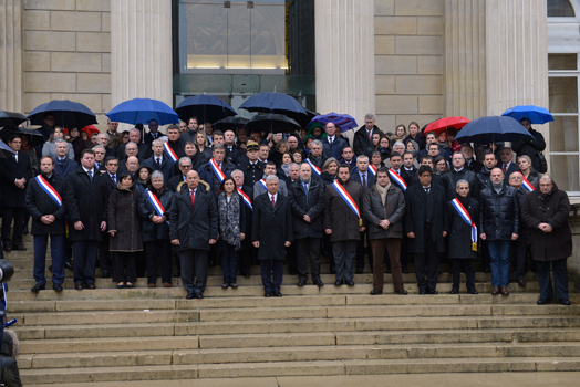 Hommage aux victimes de l'attentat contre Charlie Hebdo