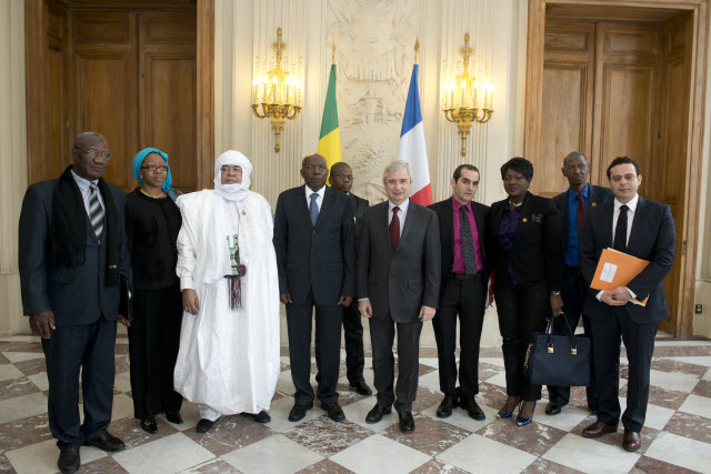 Réception de M. Younoussi Touré, Président de l'Assemblée nationale du Mali