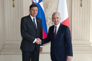 Entretien avec M. Borut Pahor, Président de la République de Slovénie