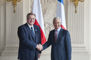 Entretien avec M. Bronislaw Komorowski, Président de la République de Pologne 