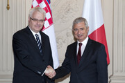 Entretien avec M. Ivo Josipovic, Président de la République de Croatie