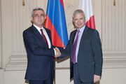 Entretien avec M. Serge Sarkissian, Président de la République d'Arménie