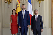 Réception à l'Assemblée nationale de leurs Majestés le Roi et la Reine d’Espagne