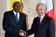 Réception de Younoussi Touré, Président de l'Assemblée nationale du Mali.