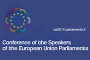 Intervention de Claude Bartolone lors de 1ère session de la Conférence des Présidents des Parlements de l’Union européenne à Rome