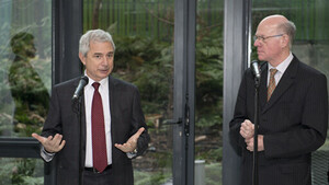 Conférence de presse commune de M. Claude Bartolone, président de l’Assemblée nationale, et M. Norbert Lammert, président du Bundestag
