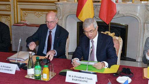 Entretien avec M. Norbert Lammert, Président du Bundestag allemand