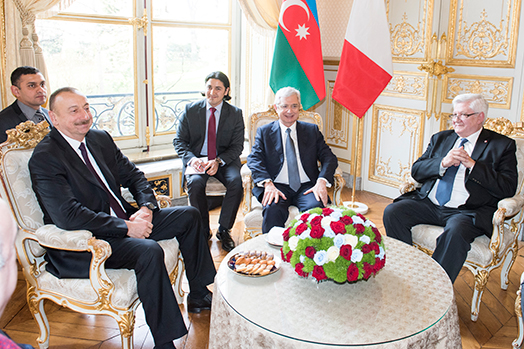 Entretien avec M. Ilham Aliev, Président de la République d’Azerbaïdjan