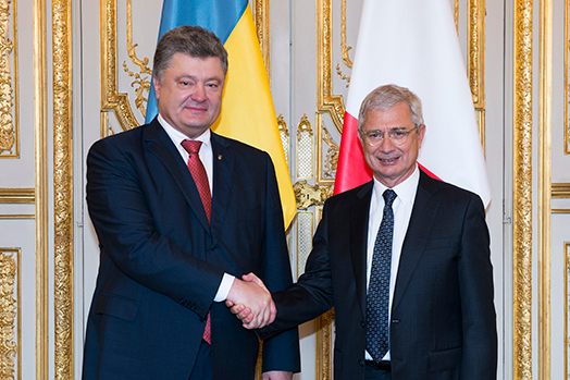 Entretien avec Petro Porochenko, Président de la République d'Ukraine