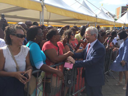 Déplacement aux côtés du Président de la République à Saint-Martin, à Saint Barthélémy, en Martinique et en Guadeloupe 