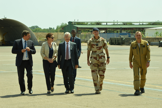 Déplacement de Claude Bartolone au Tchad