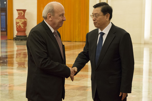 Déplacement en Chine du Président de l'Assemblée nationale, Claude Bartolone, accompagné d'une délégation de députés (23-27 janvier 2014)