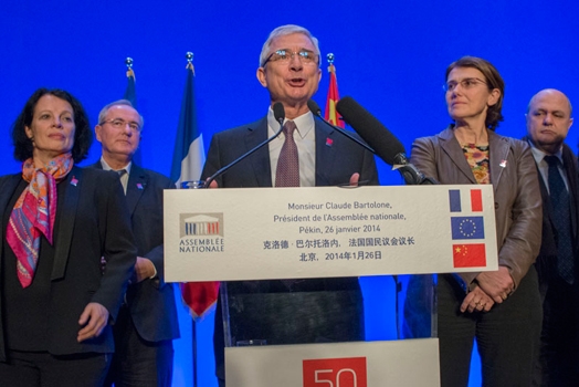 Réception de la communauté française de Pékin, placée sous le signe du lancement des célébrations du 50ème anniversaire de l’établissement des relations diplomatiques franco-chinoises et de la célébration de l’amitié franco-chinoise