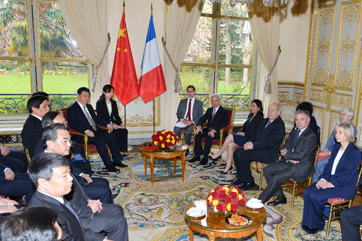 Entretien avec M. Xi Jinping, Président de la République populaire de Chine
