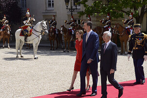Réception à l'Assemblée nationale de leurs Majestés le Roi et la Reine d’Espagne
