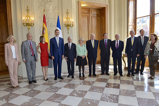 Réception à l'Assemblée nationale de leurs Majestés le Roi et la Reine d’Espagne