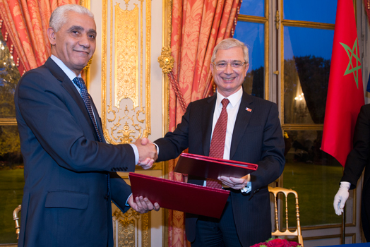 Signature du protocole de coopération parlementaire France-Maroc
