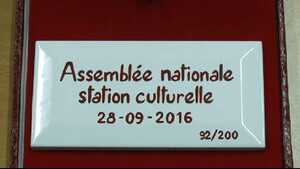 Inauguration de la station de métro "Assemblée nationale"