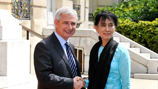 Réception de Mme Aung San Suu Kyi