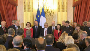 Vœux de Claude Bartolone aux parlementaires, aux forces vives et aux corps constitués